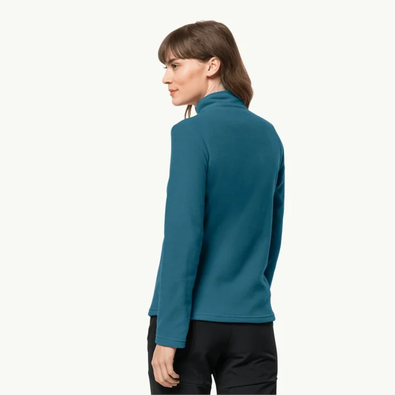 Jack Wolfskin Taunus HZ Fleece Womens in Blue Coral-1